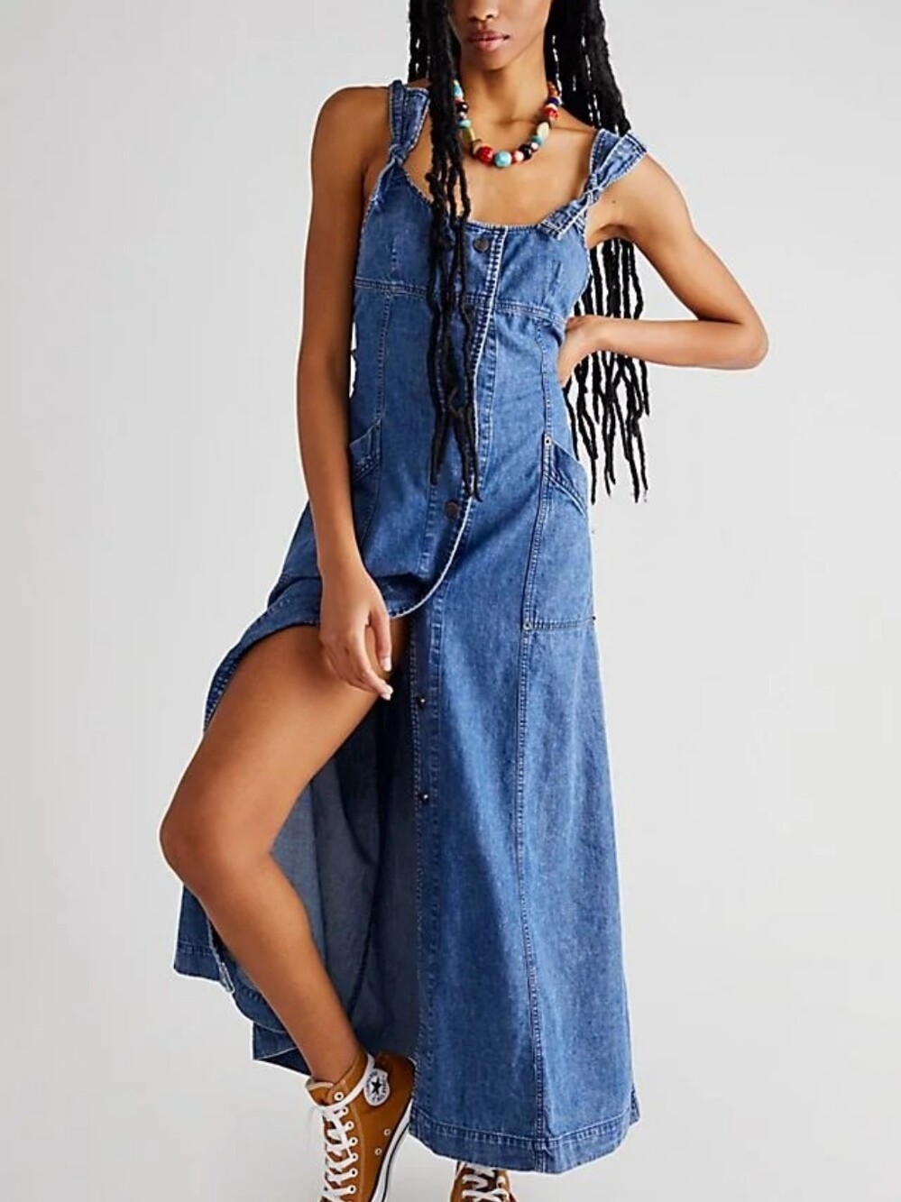 We the Free Women's  Maxi  Denim Dress